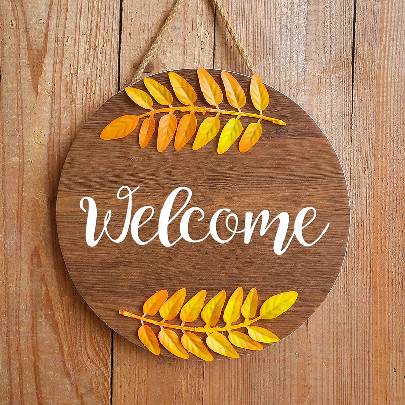 Decorative Wooden Welcome Wall Sign