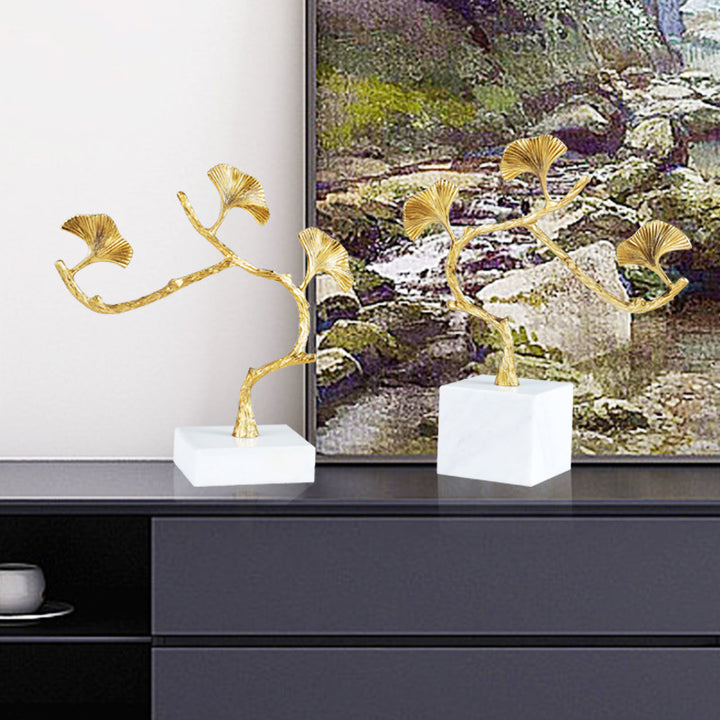 Artistic Decorative Ginkgo Leaf Sculpture