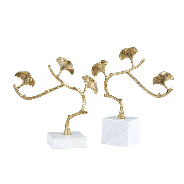 Artistic Decorative Ginkgo Leaf Sculpture