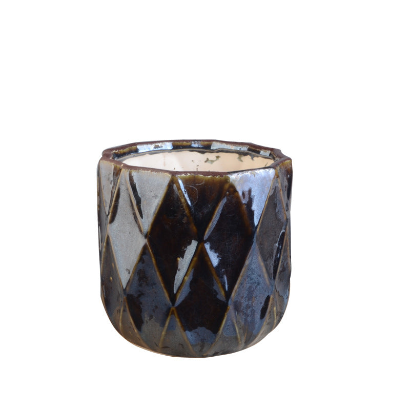 Elegant geometric plant bowl Kalsten