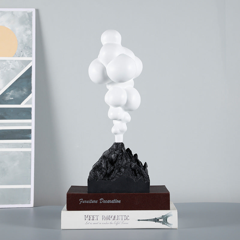 Creative Volcanic Eruption Sculpture