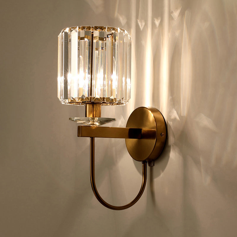 CrystalLux Elegant Wall Lamp - Luxury Cylindrical Design for Modern Interiors Kalsten