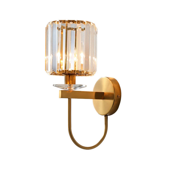 CrystalLux Elegant Wall Lamp - Luxury Cylindrical Design for Modern Interiors Kalsten