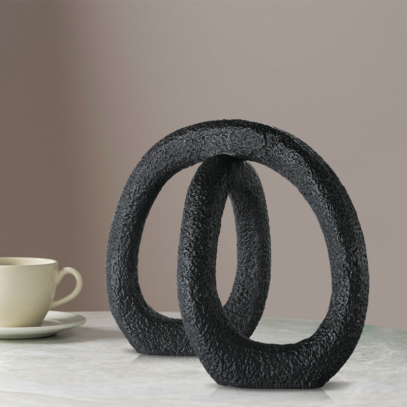 Modern Abstract Ceramic Sculpture