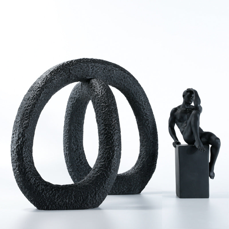 Modern Abstract Ceramic Sculpture