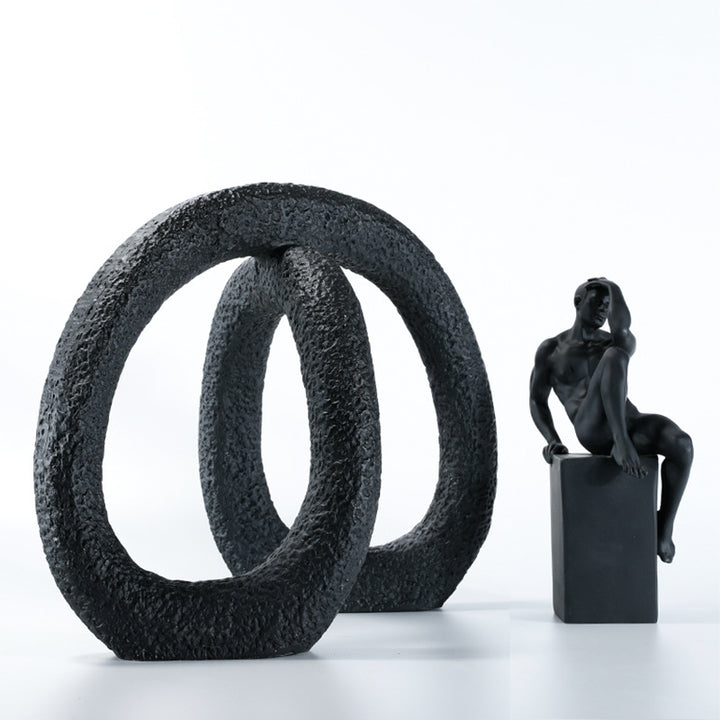 Modern Abstract Ceramic Sculpture