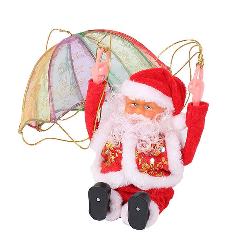 Santa Claus decoration figure with parachute Kalsten
