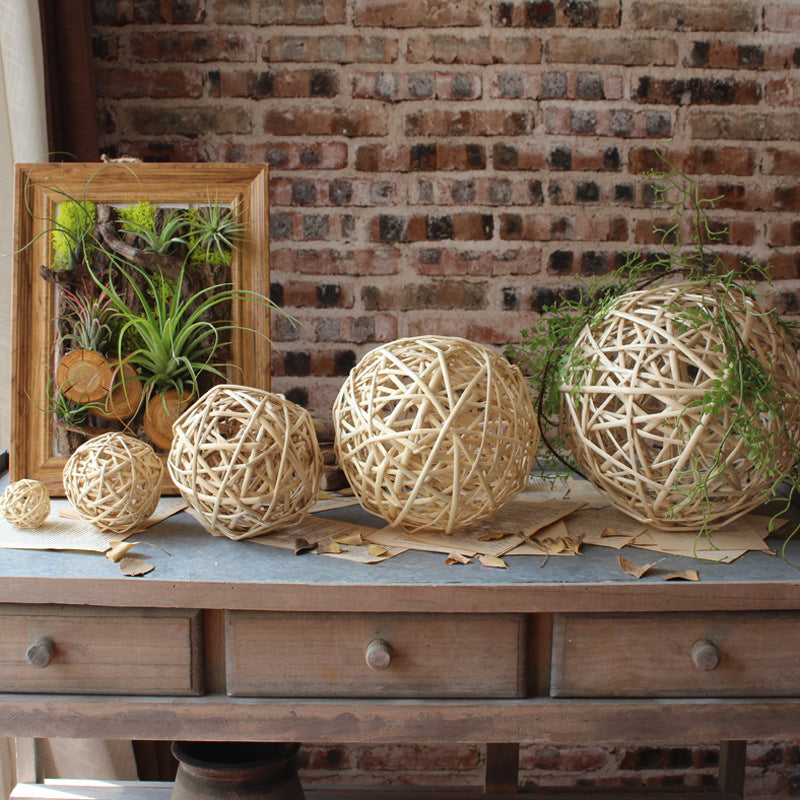 Decorative natural basket Kalsten