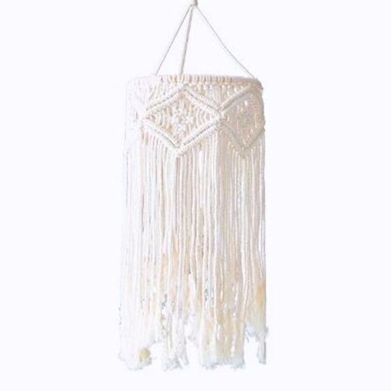 Macrame Hanging Lamp Shade Kalsten