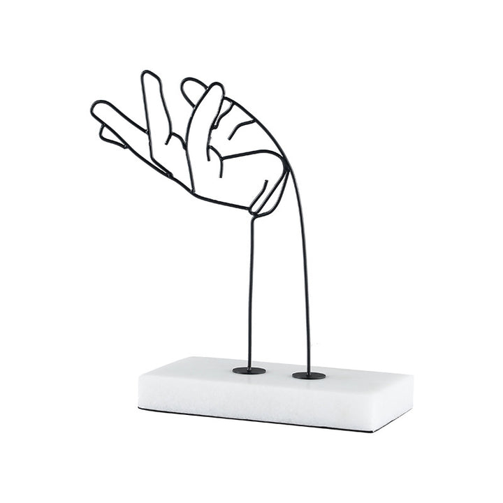 Abstract Hand Gesture Sculpture