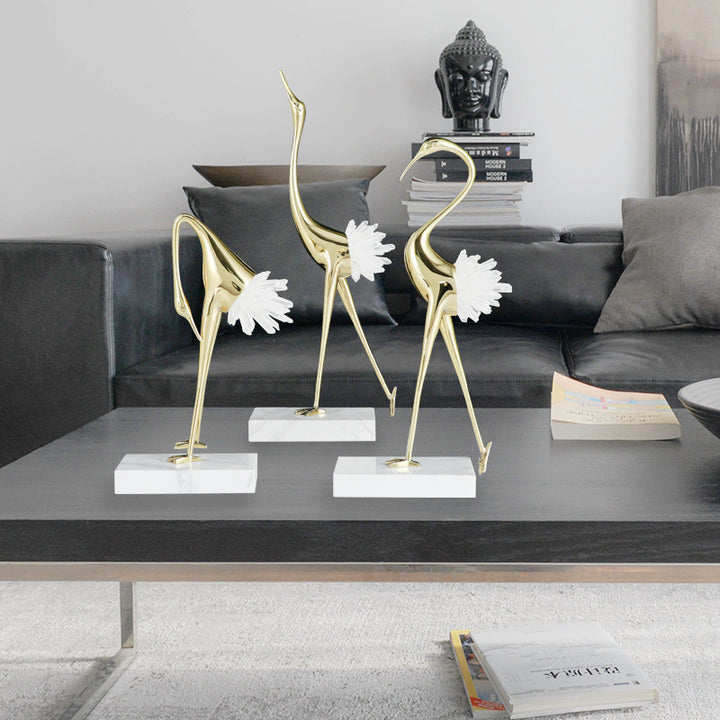 Elegant Decorative Bird Sculpture