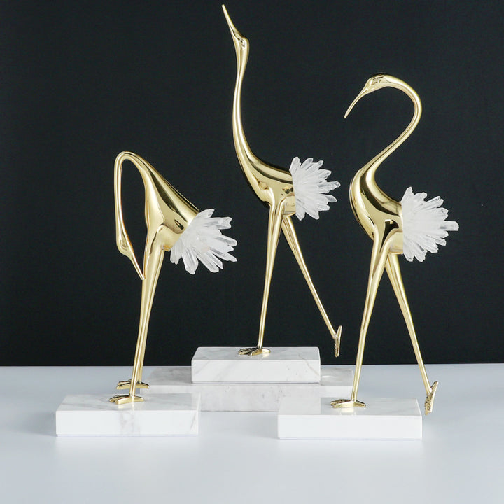 Elegant Decorative Bird Sculpture