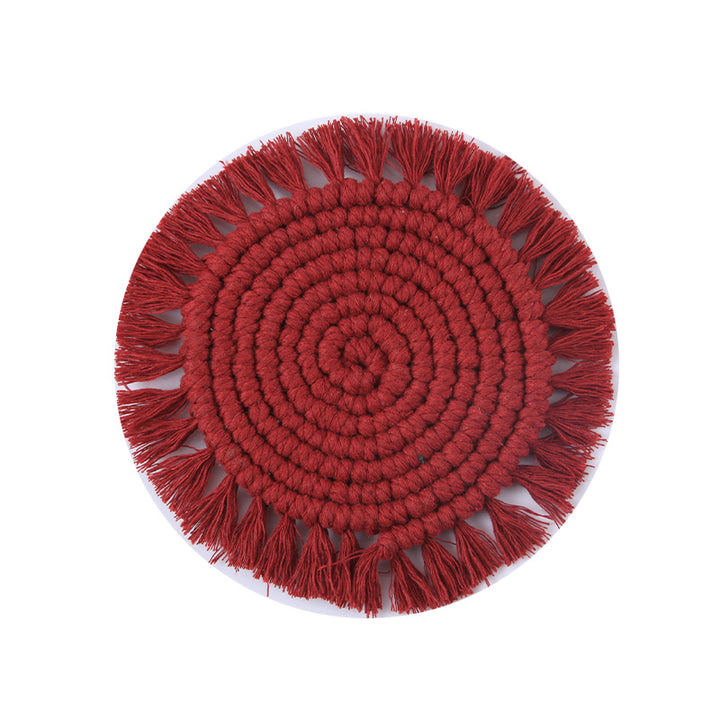 Decorative Round Macrame Trivet Kalsten