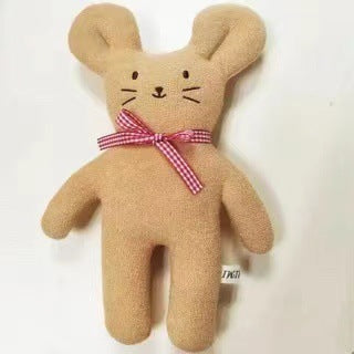 Plush Terry Cloth Teddy Bear Soft Baby Comforter