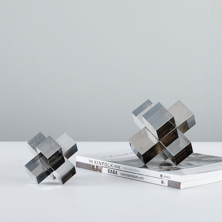 Geometric Decorative Sculptural Centerpiece