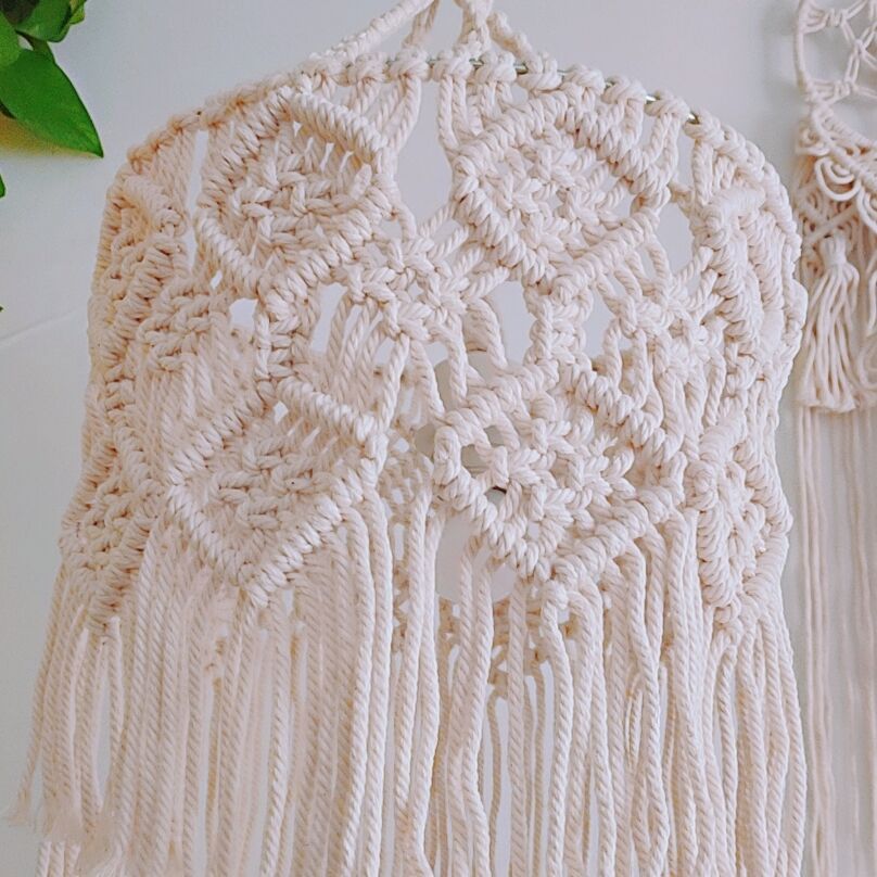 Macrame Hanging Lamp Shade Kalsten