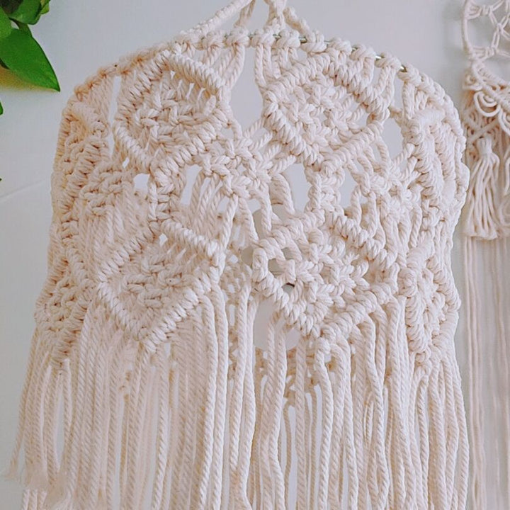 Macrame Hanging Lamp Shade Kalsten