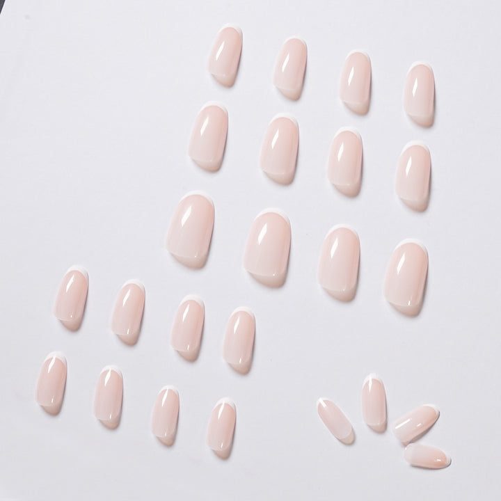 elegant Nail Art with precise French Tip Kalsten