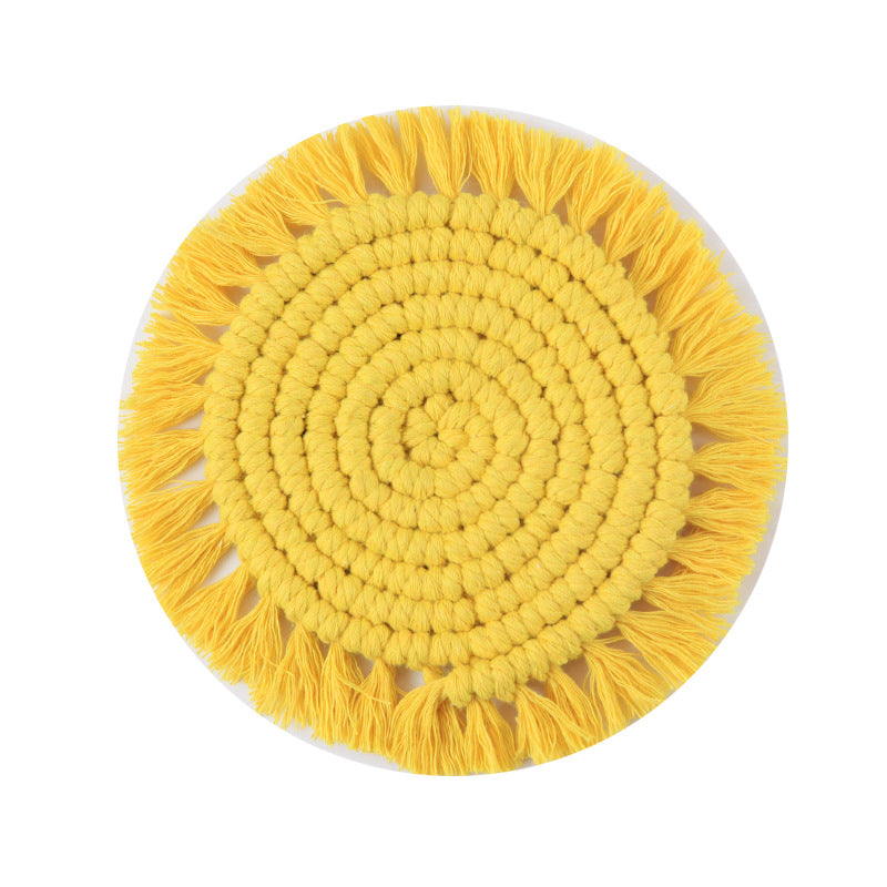 Decorative Round Macrame Trivet Kalsten