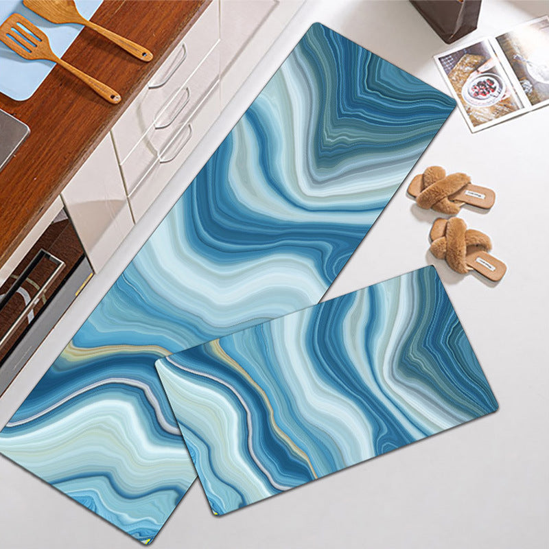 Artistic Marble Console Table Mat Set Kalsten