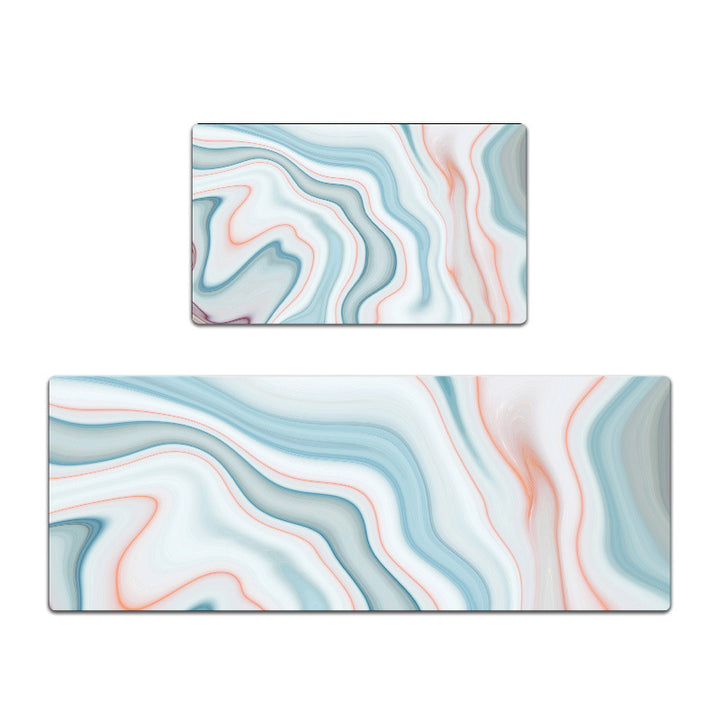 Artistic Marble Console Table Mat Set Kalsten