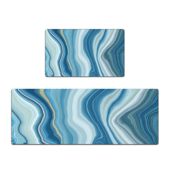 Artistic Marble Console Table Mat Set Kalsten