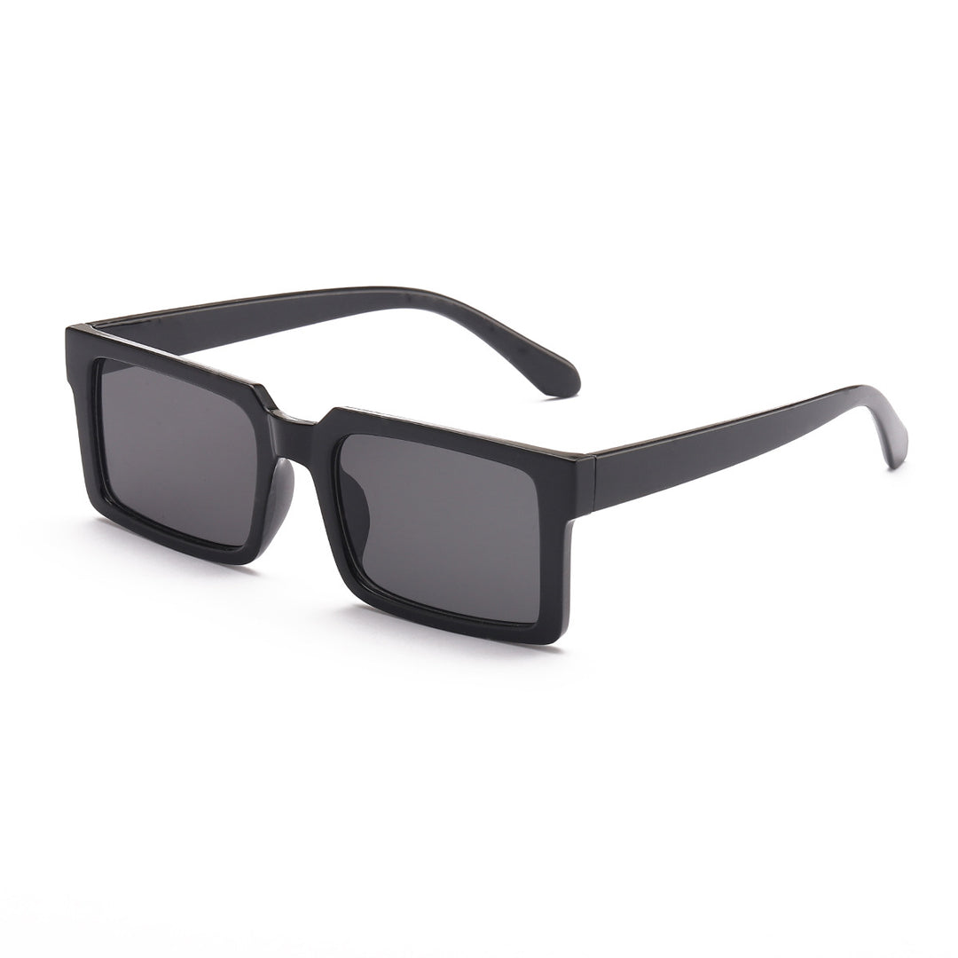 Women’s fashionable rectangular sunglasses with yellow lenses Kalsten