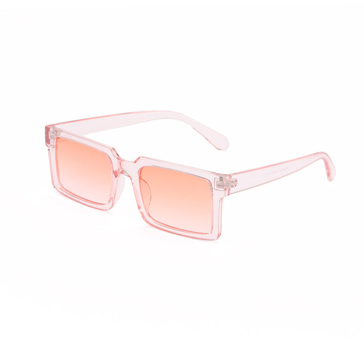 Women’s fashionable rectangular sunglasses with yellow lenses Kalsten