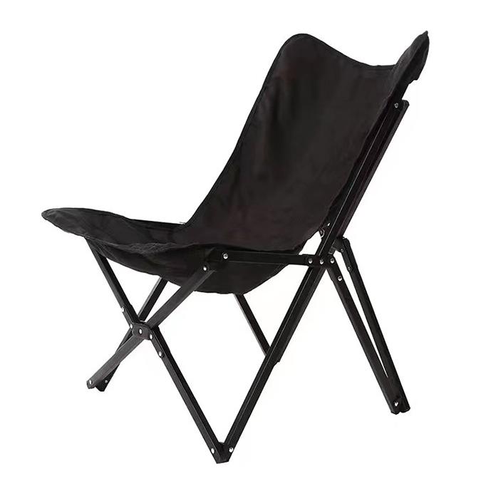 Contemporary Industrial Oxford Fabric Hardware Foldable Camping Chair Backrest For Outdoor Patio | Kalsten