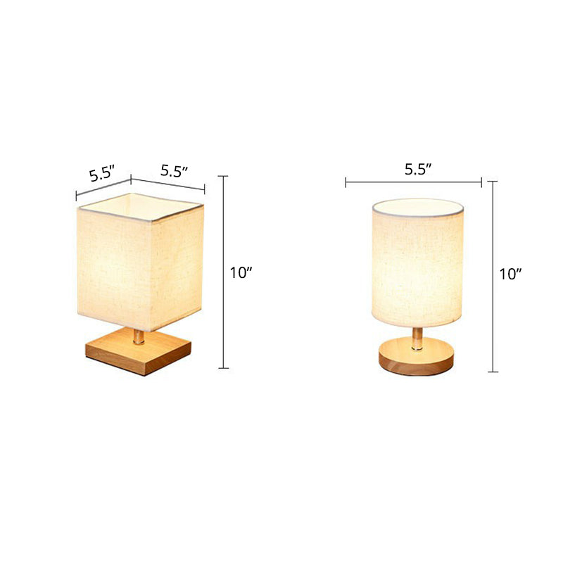 Stylish Minimalistic Table Lamp - LinenWood | Kalsten