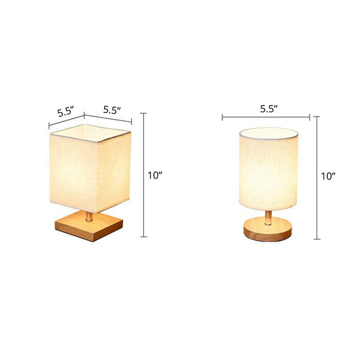 Stylish Minimalistic Table Lamp - LinenWood | Kalsten