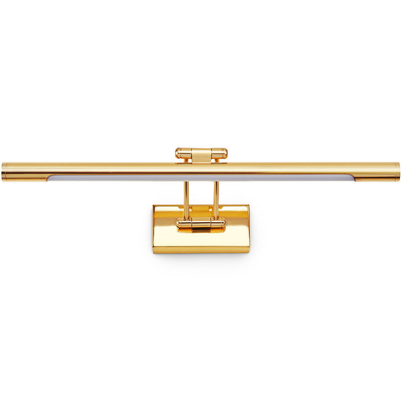 Rotatable Tubular Vanity Wall Sconce Antique Style Metal LED Wall Mount Lighting | Kalsten