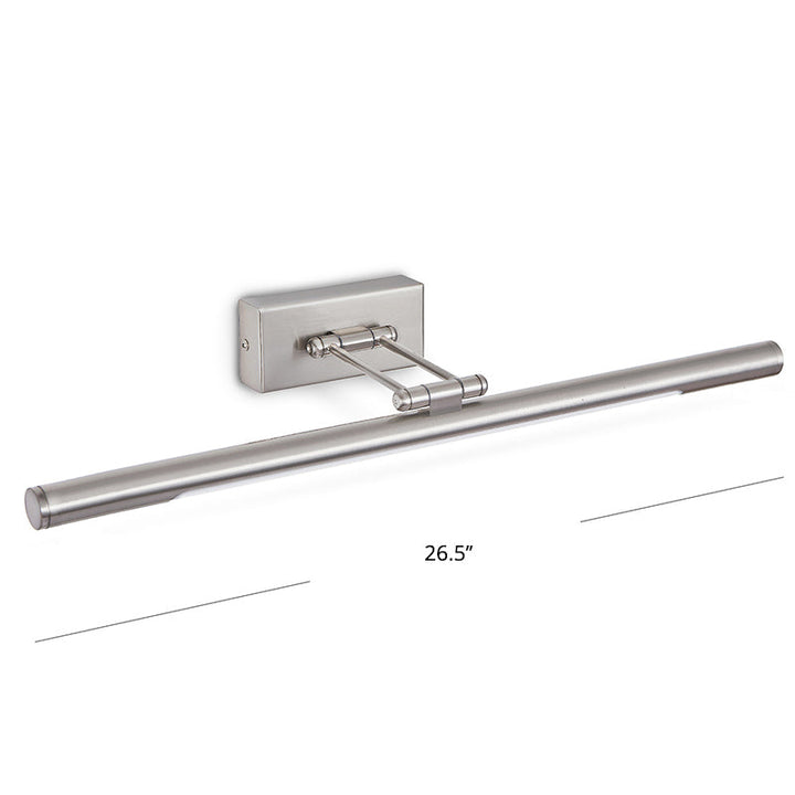 Rotatable Tubular Vanity Wall Sconce Antique Style Metal LED Wall Mount Lighting | Kalsten