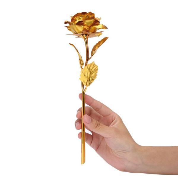 24K Gold Foil Rose With Box | Kalsten