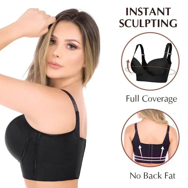 Kalsten | Bra shapewear with deep cups – supportive and flattering design – all-day comfort – wall clock
