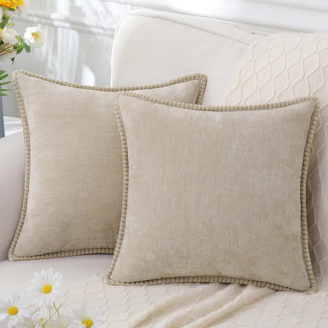 Kalsten | Soft Chenille Velvet Throw Pillow Cover