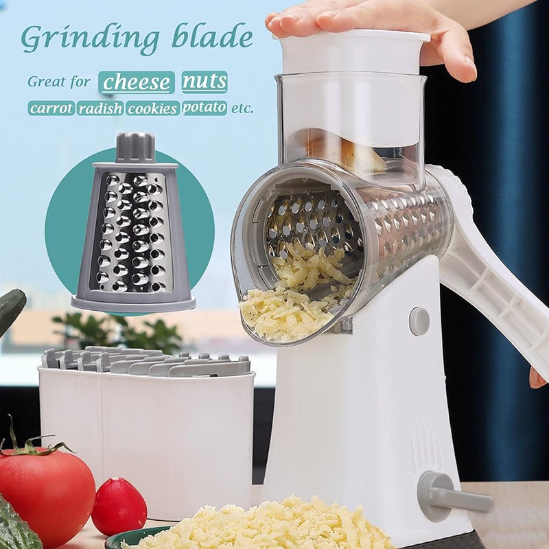 5-in-1 Rotating Cheese Slicer and Grater | Kalsten