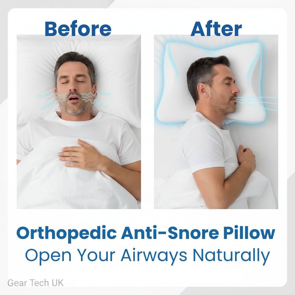 Anti-Snore Memory Foam Pillow