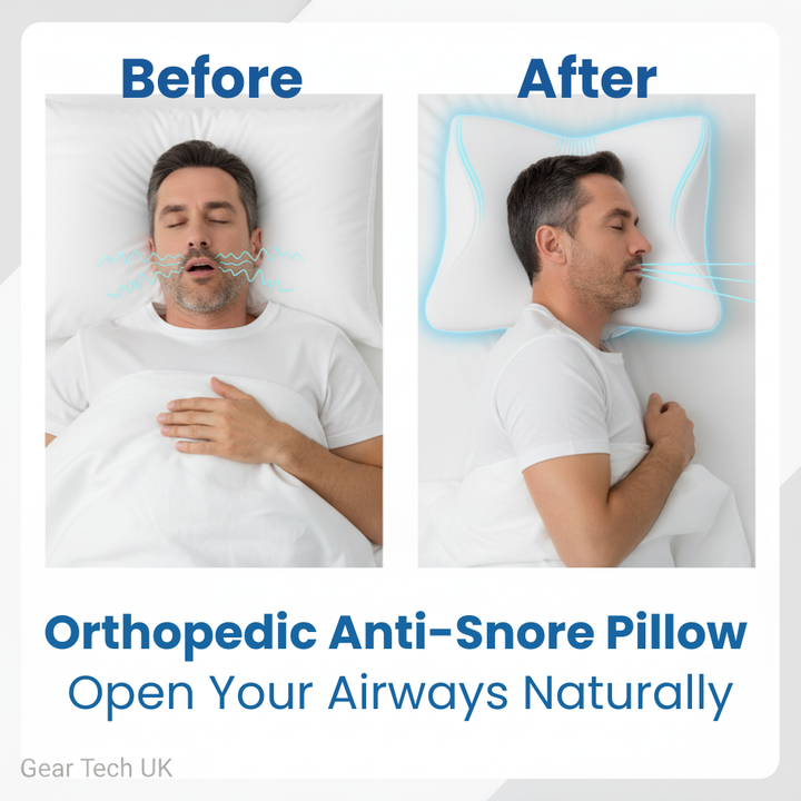 Anti-Snore Memory Foam Sleep Pillow
