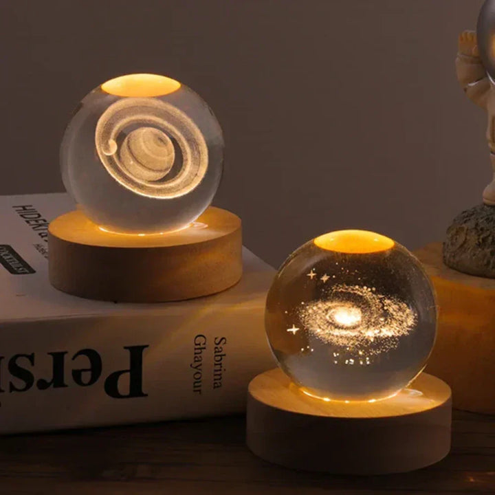 3D Crystal Ball LED Night Light