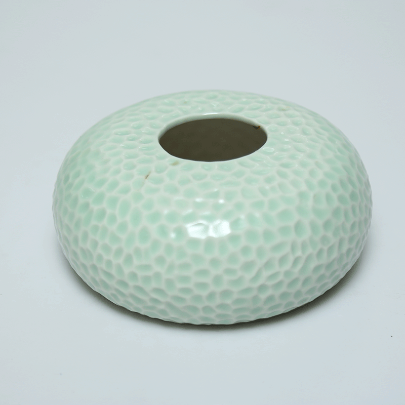 Structured Ceramic Decorative Centerpiece
