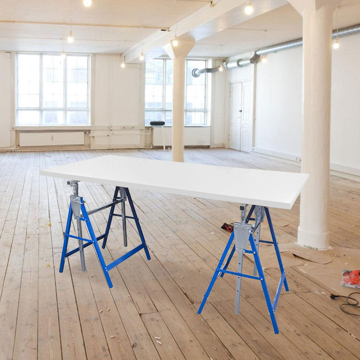 2x Scaffold Stands Folding Stands 7-fold height adjustable | Kalsten