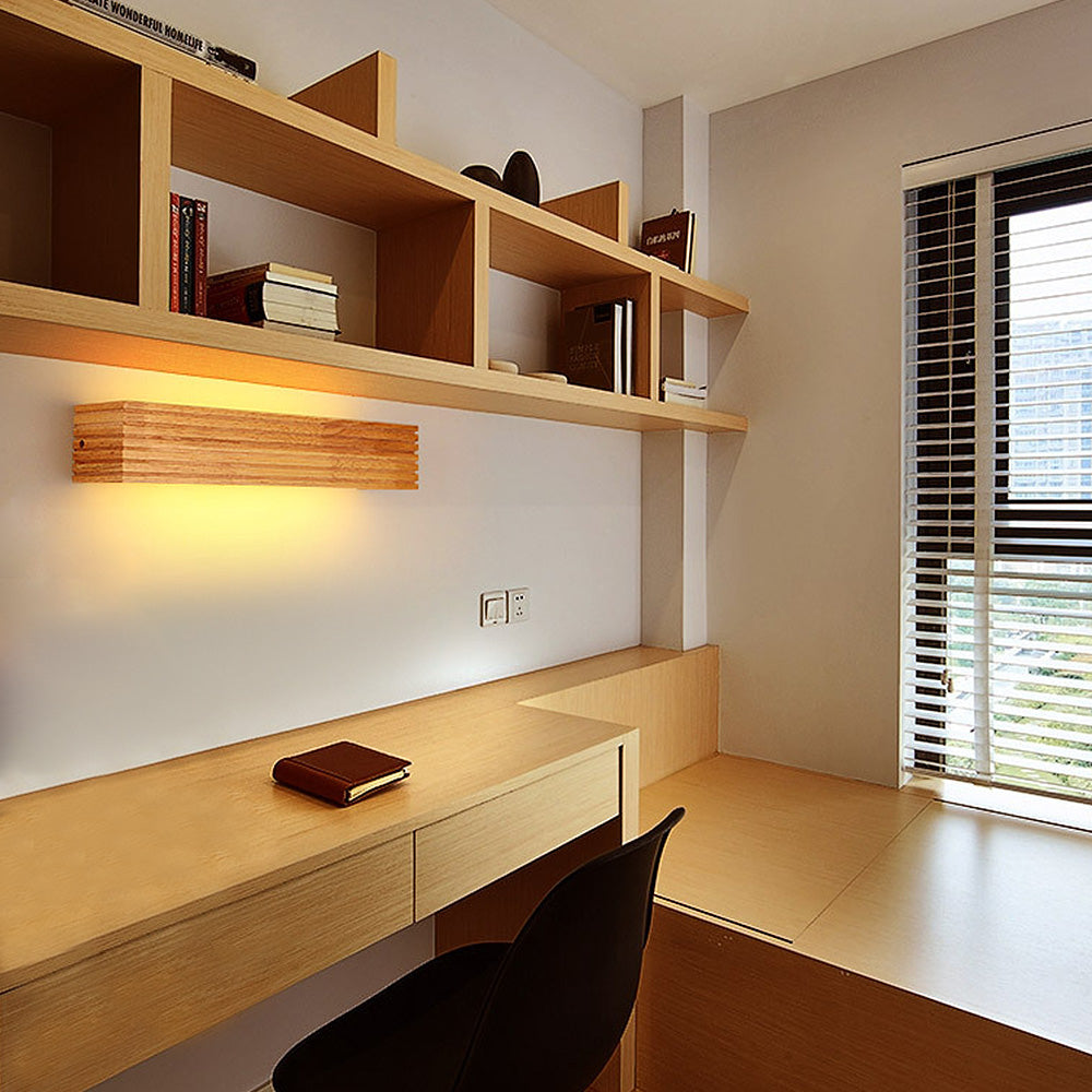 Modern Wooden LED Wall Light