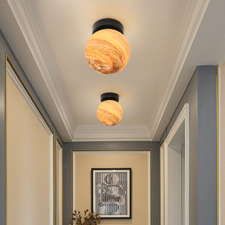Modern Glass Globe Ceiling Light Noxord