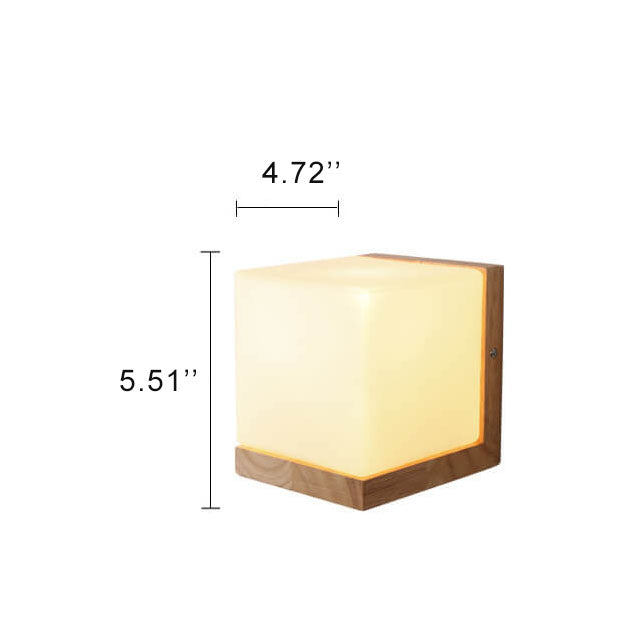 EcoChic Cube Wall Lamp – Sustainable & Modern Design Noxord