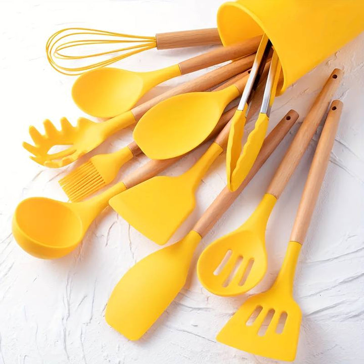 Kalsten | Silicone Kitchen Tools Set – Heat Resistant and Scratch Resistant