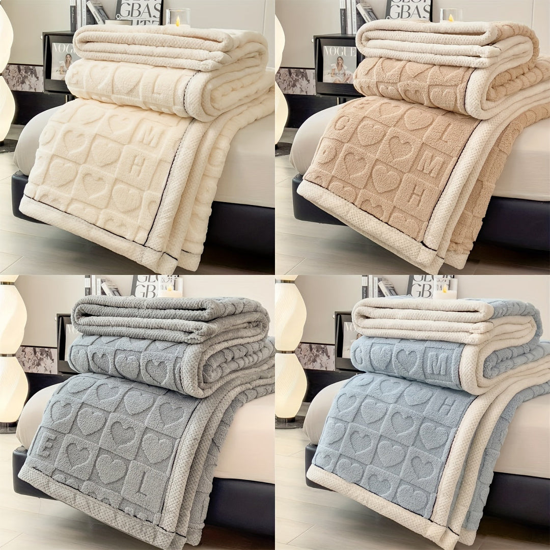 Stylish Coral Fleece Blanket for Ultimate Comfort Noxord
