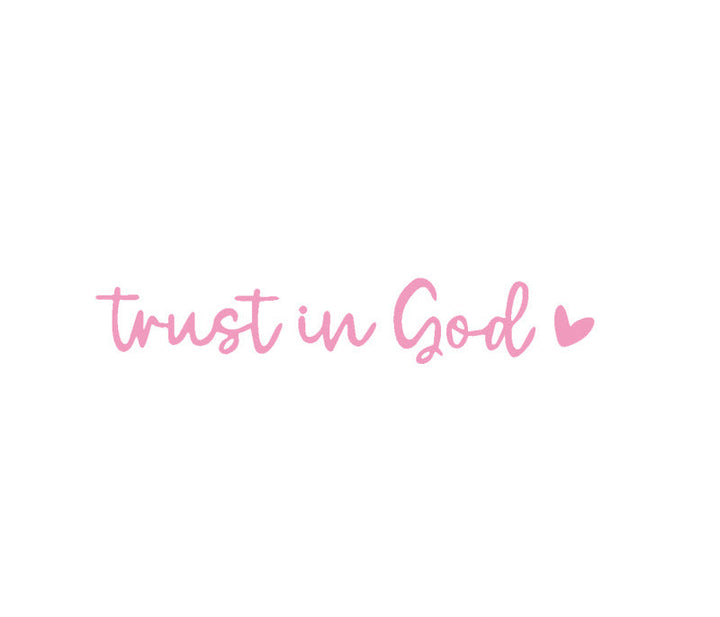 Kalsten | “Trust in God” Rear-View Mirror Decal