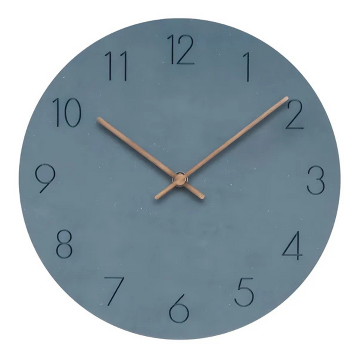 Large Wooden Wall Clock – Minimalist Design with Silent Movement | Kalsten