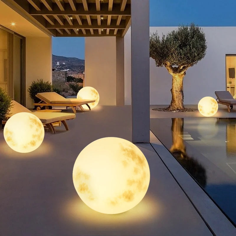 Moon Ball Outdoor Garden Lamp Noxord